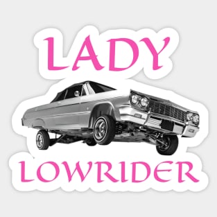 Lady Lowrider Sticker